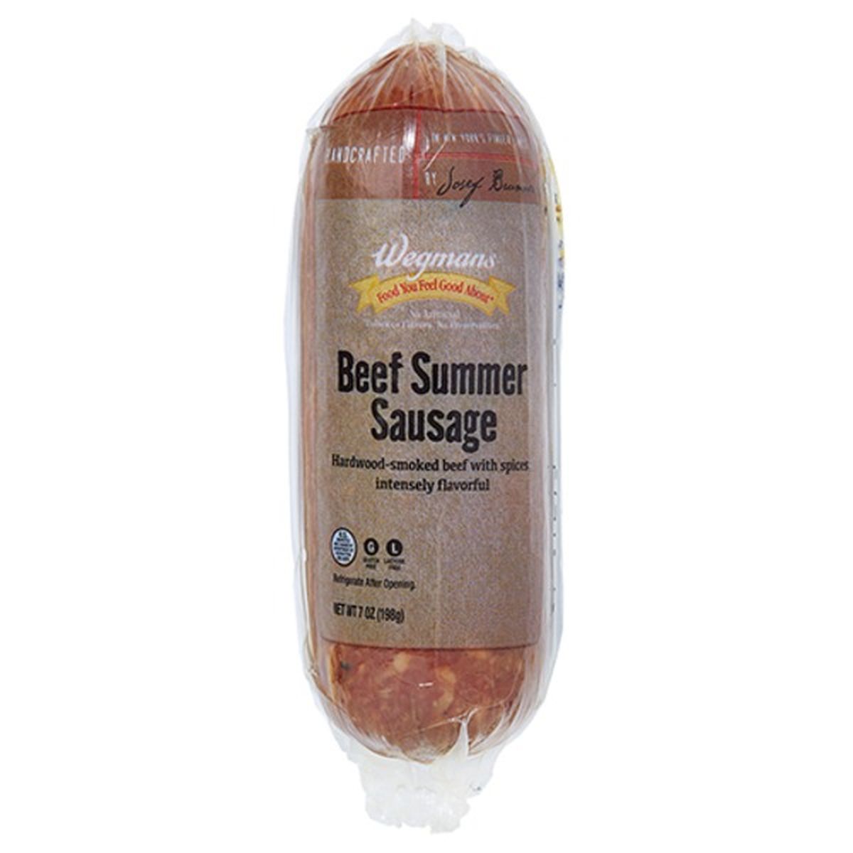 Calories in Wegmans Beef Summer Sausage