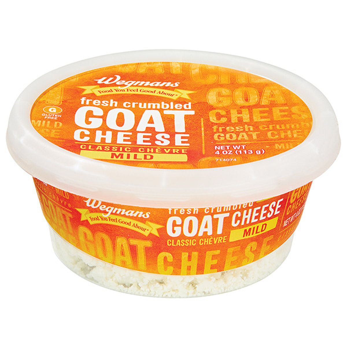 Calories in Wegmans Fresh Crumbled Goat Cheese