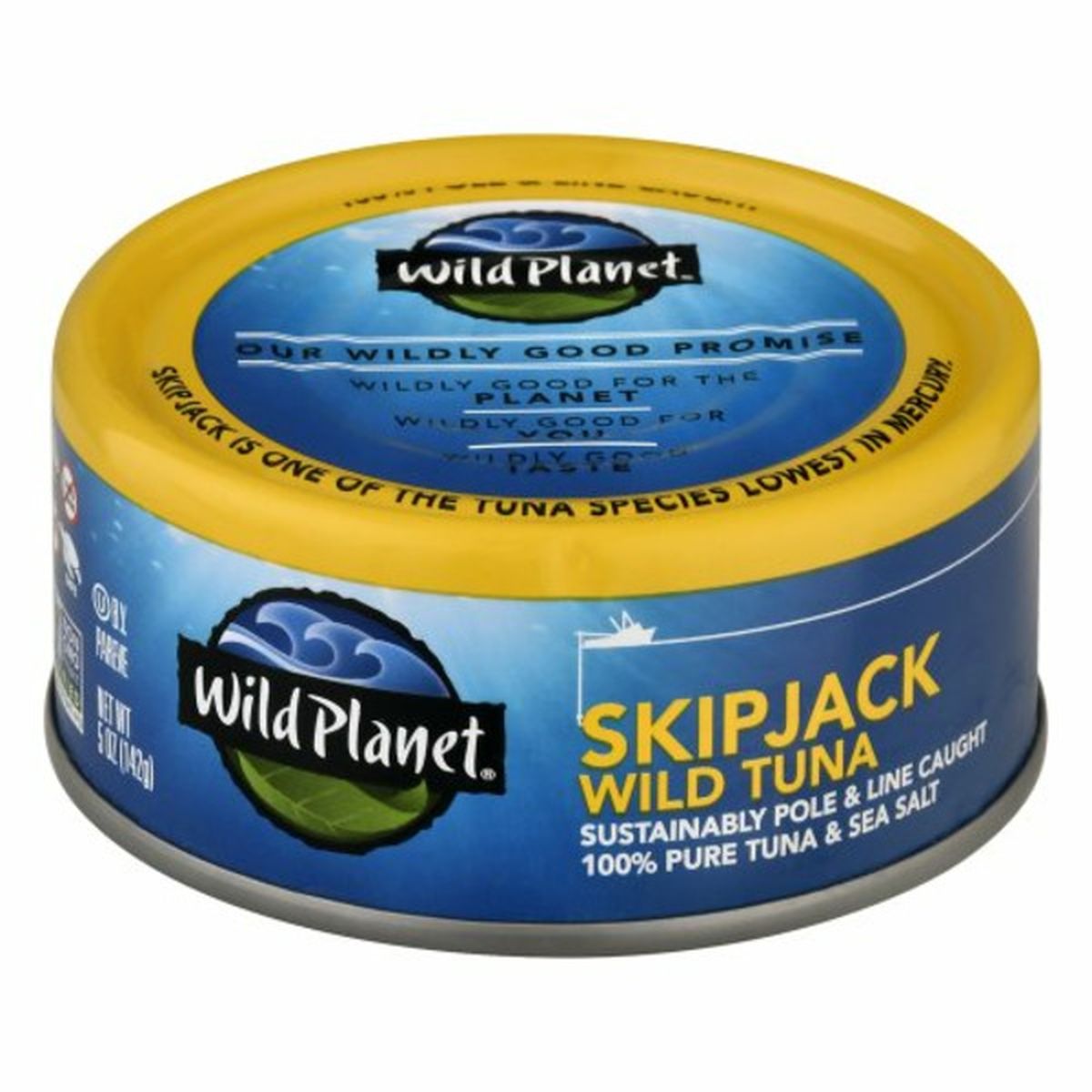 Calories in Wild Planet Wild Tuna, Skipjack