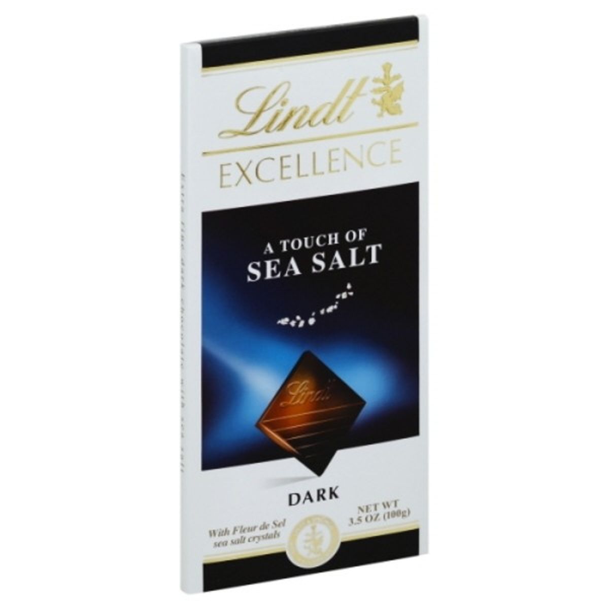 Calories in Lindt Excellence Dark Chocolate, A Touch of Sea Salt