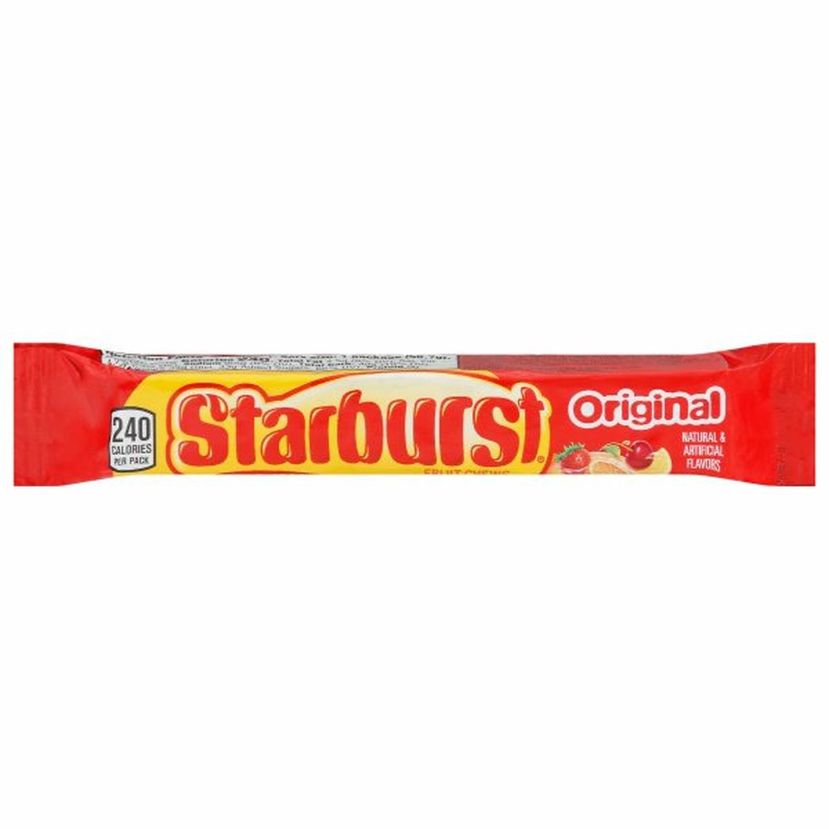 Calories in Starburst Fruit Chews, Original