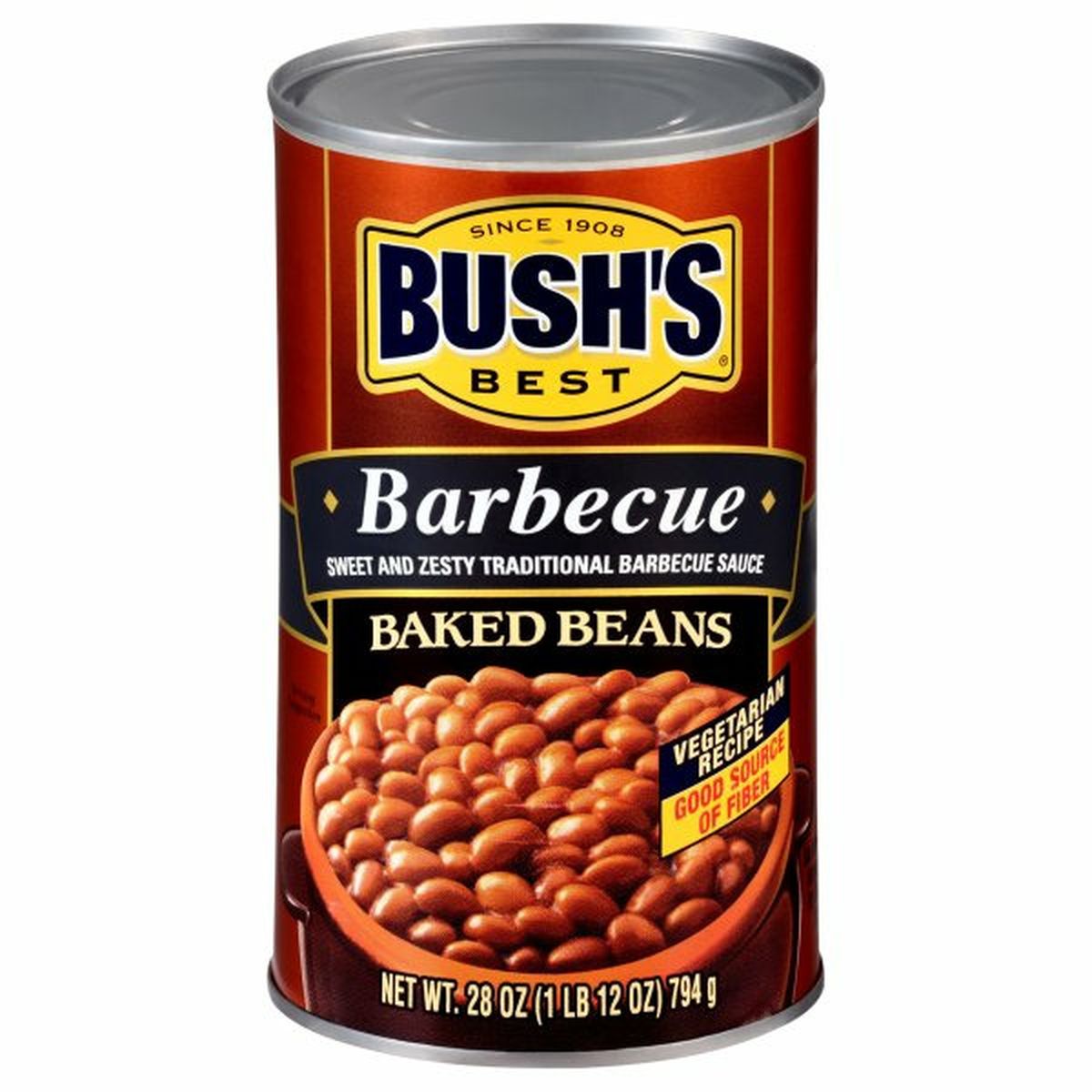Calories in Bush's Best Baked Beans, Barbecue