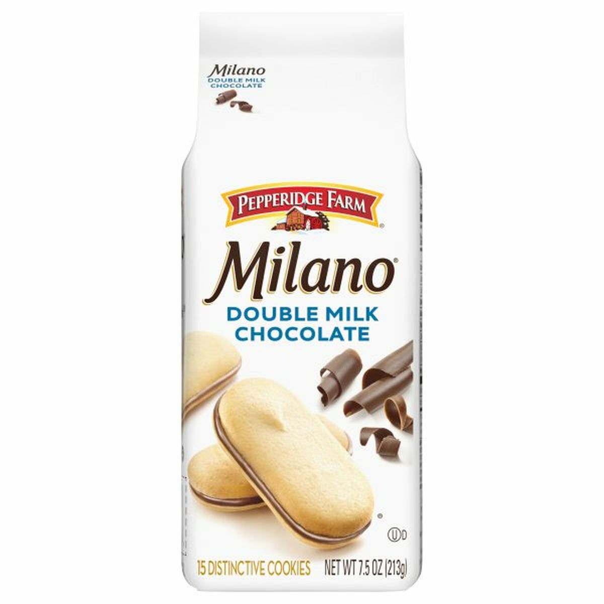 Calories in Pepperidge Farms  Milanos Cookies, Distinctive, Double Milk Chocolate
