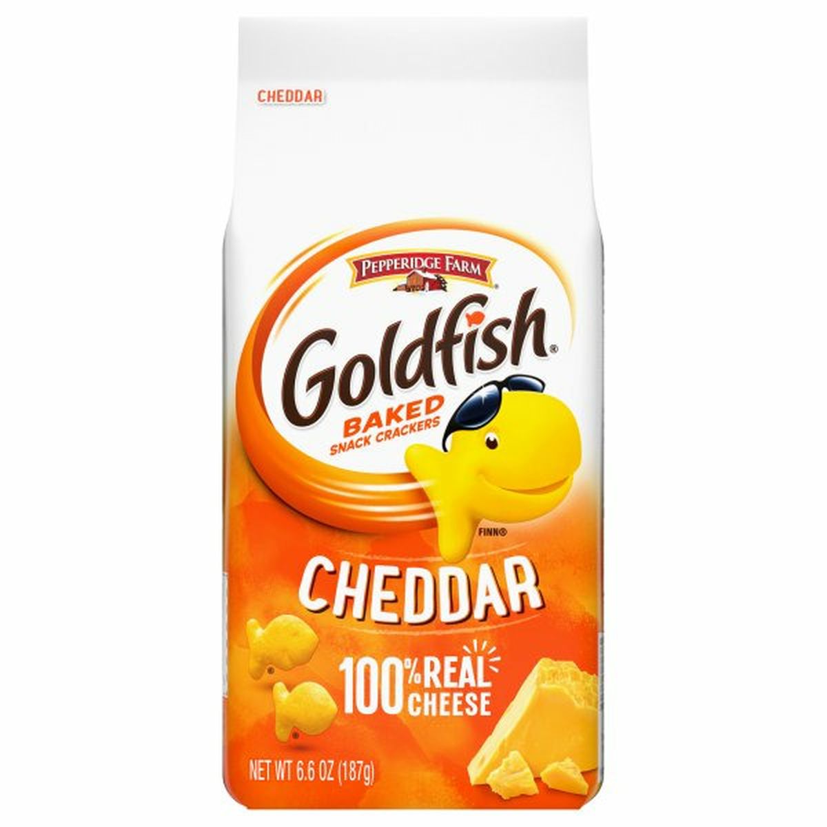 Calories in Pepperidge Farms  Goldfishs Baked Snack Crackers, Cheddar