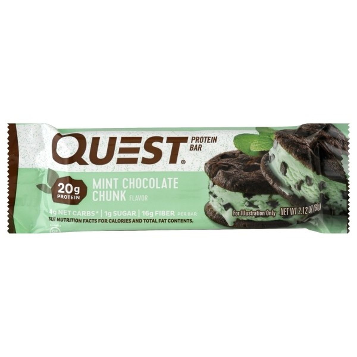 Calories in Quest Protein Bar, Milk Chocolate Chunk Flavor