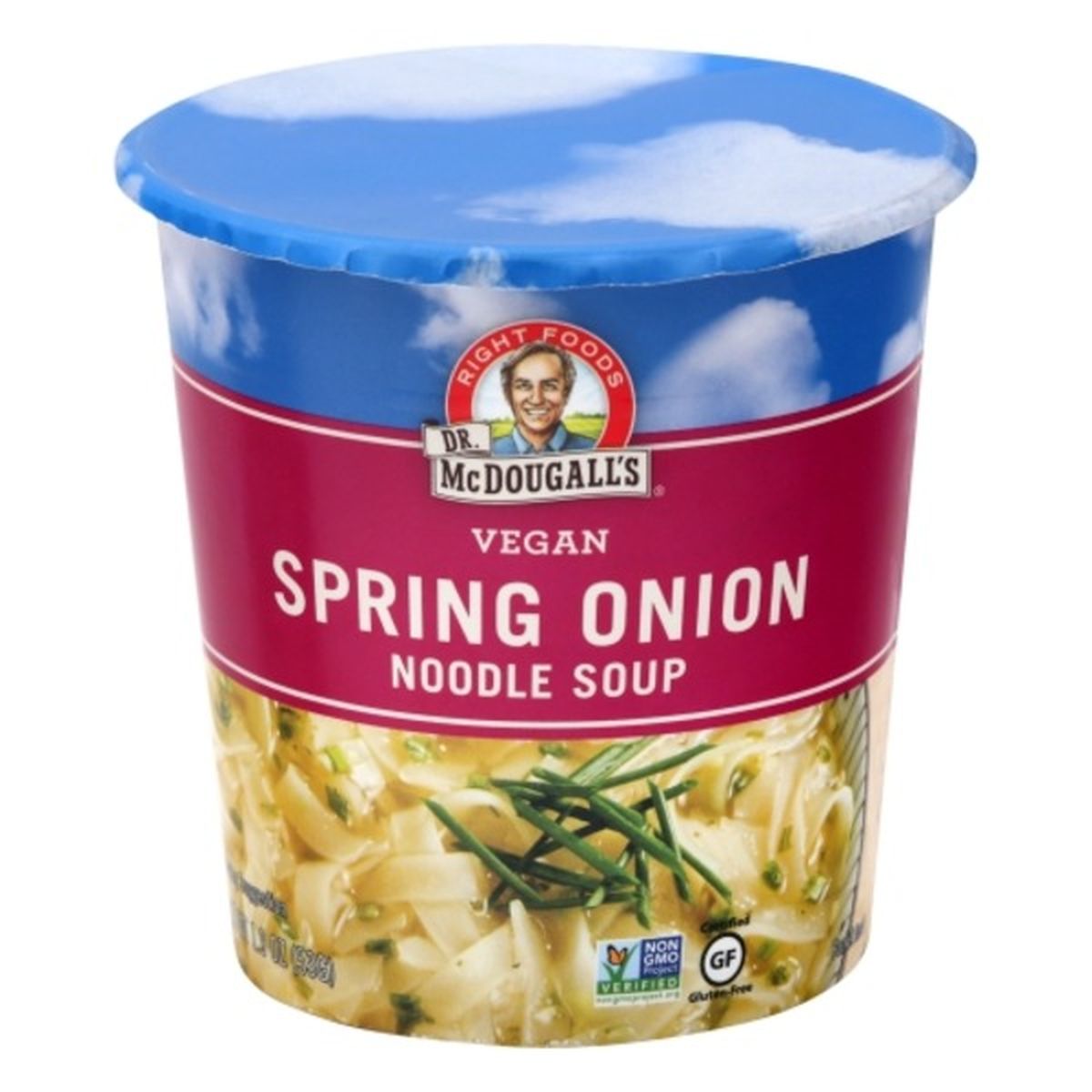 Calories in Dr. McDougall's Noodle Soup, Vegan, Spring Onion