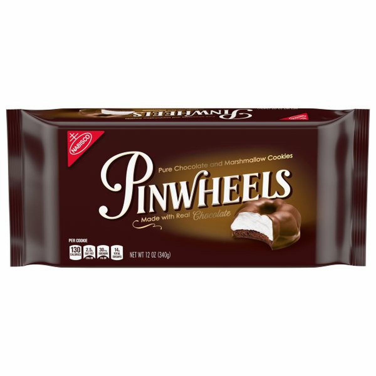 Calories in Pinwheels Cookies, Pure Chocolate and Marshmallow