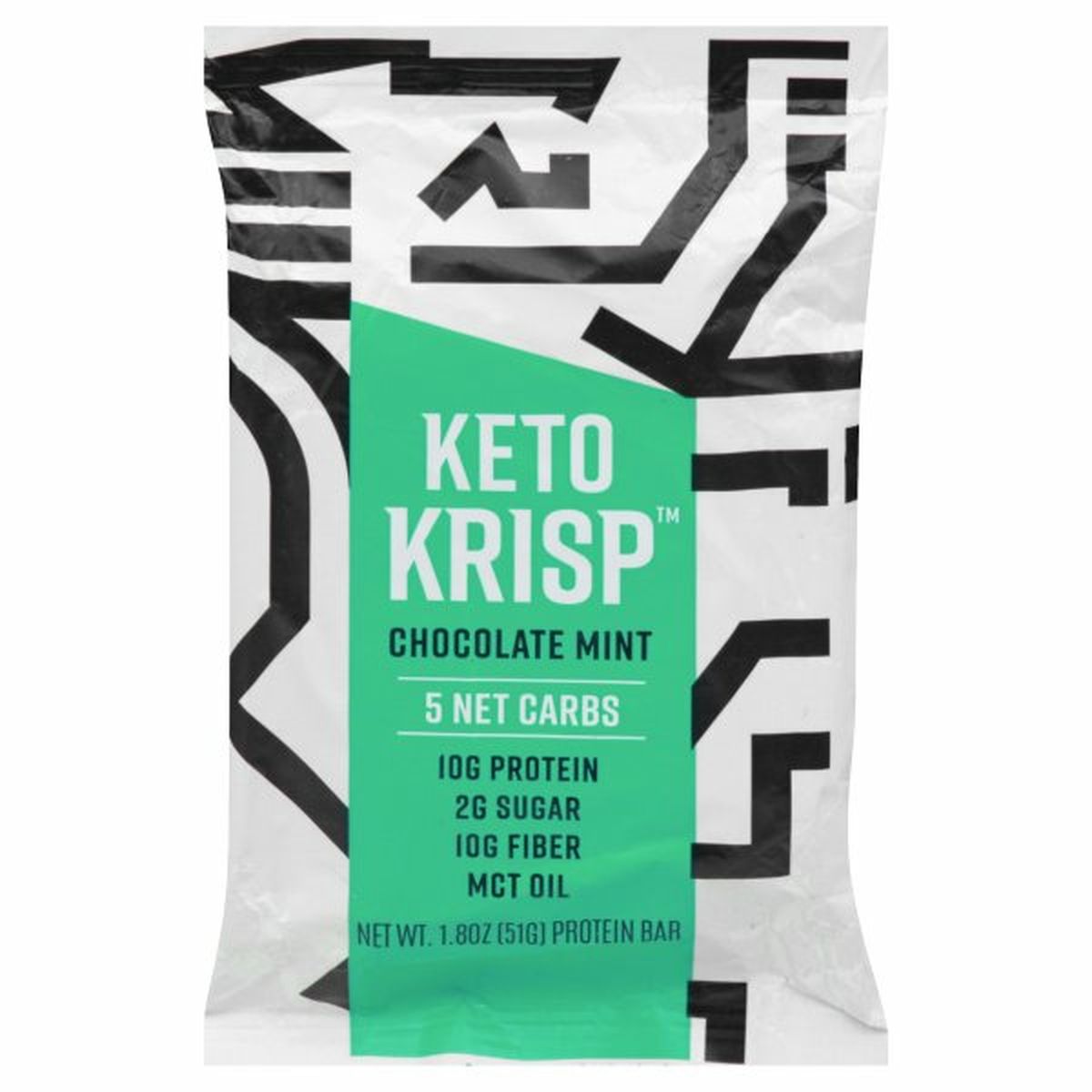 Calories in Keto Krisp Protein Bar, Chocolate Mint