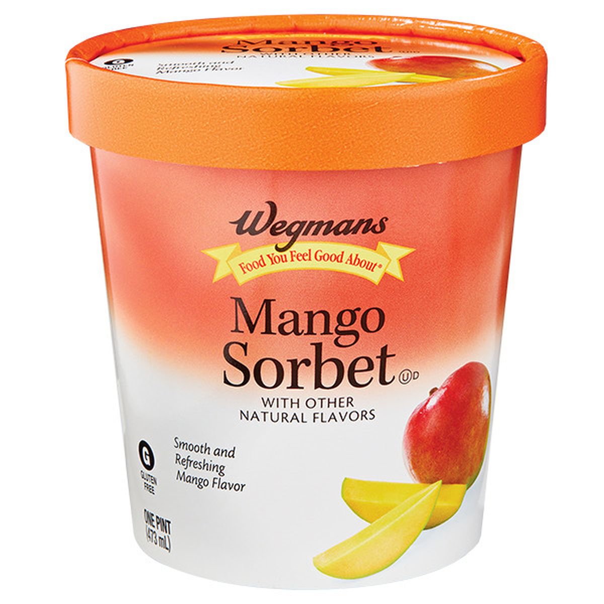 Calories in Wegmans Mango Sorbet