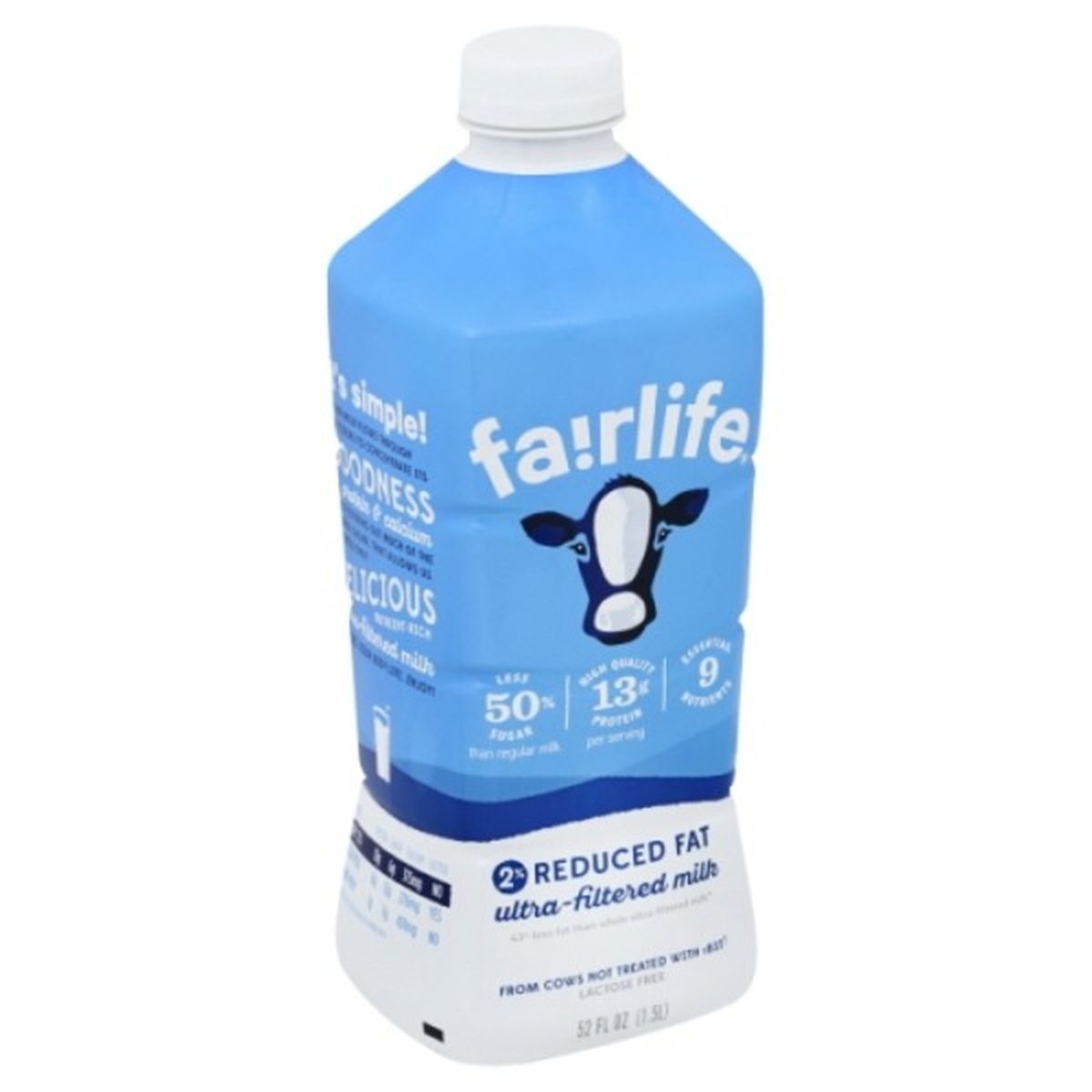 Calories in fairlife Milk, Ultra-Filtered, 2% Reduced Fat