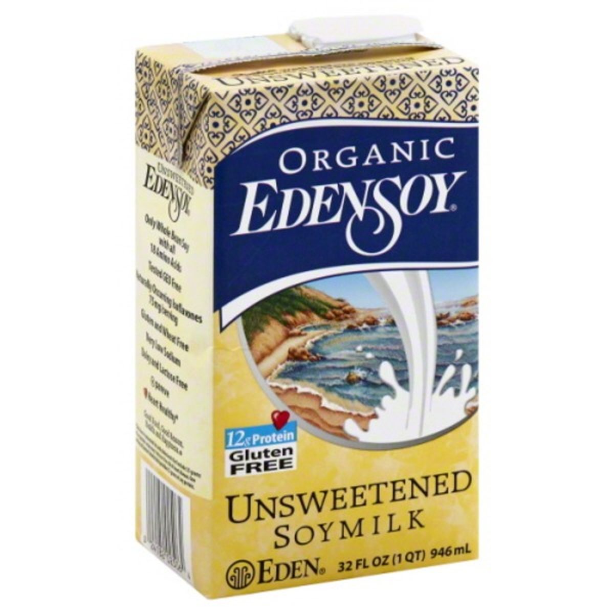 Calories in EdenSoy Organic Soymilk, Unsweetened