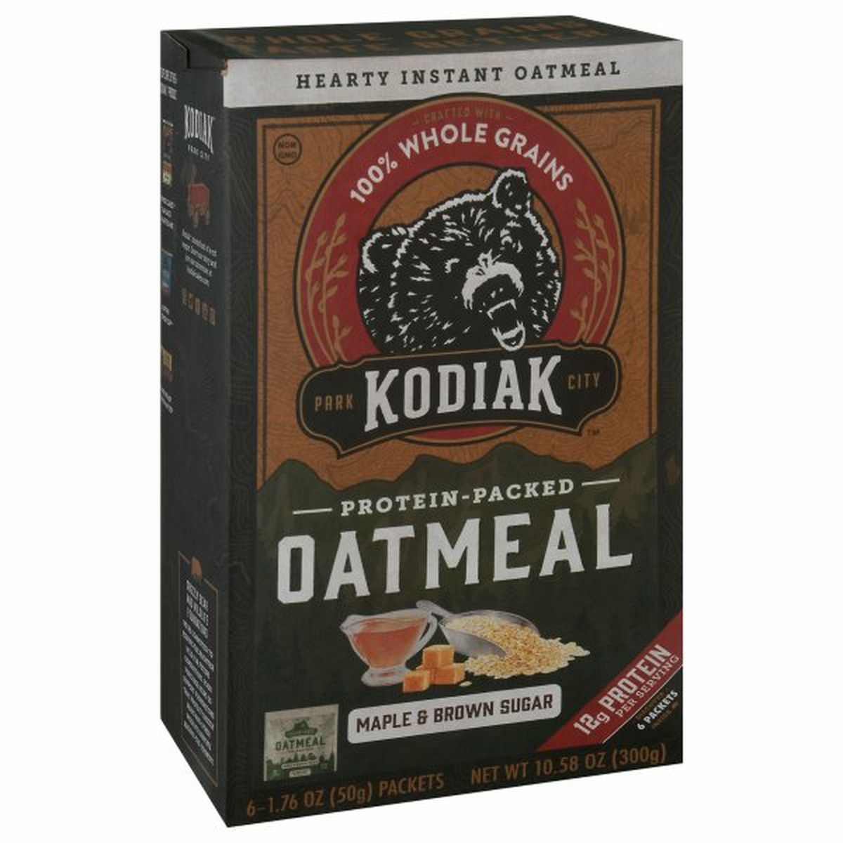 Calories in Kodiak Oatmeal, Maple & Brown Sugar, Protein-Packed