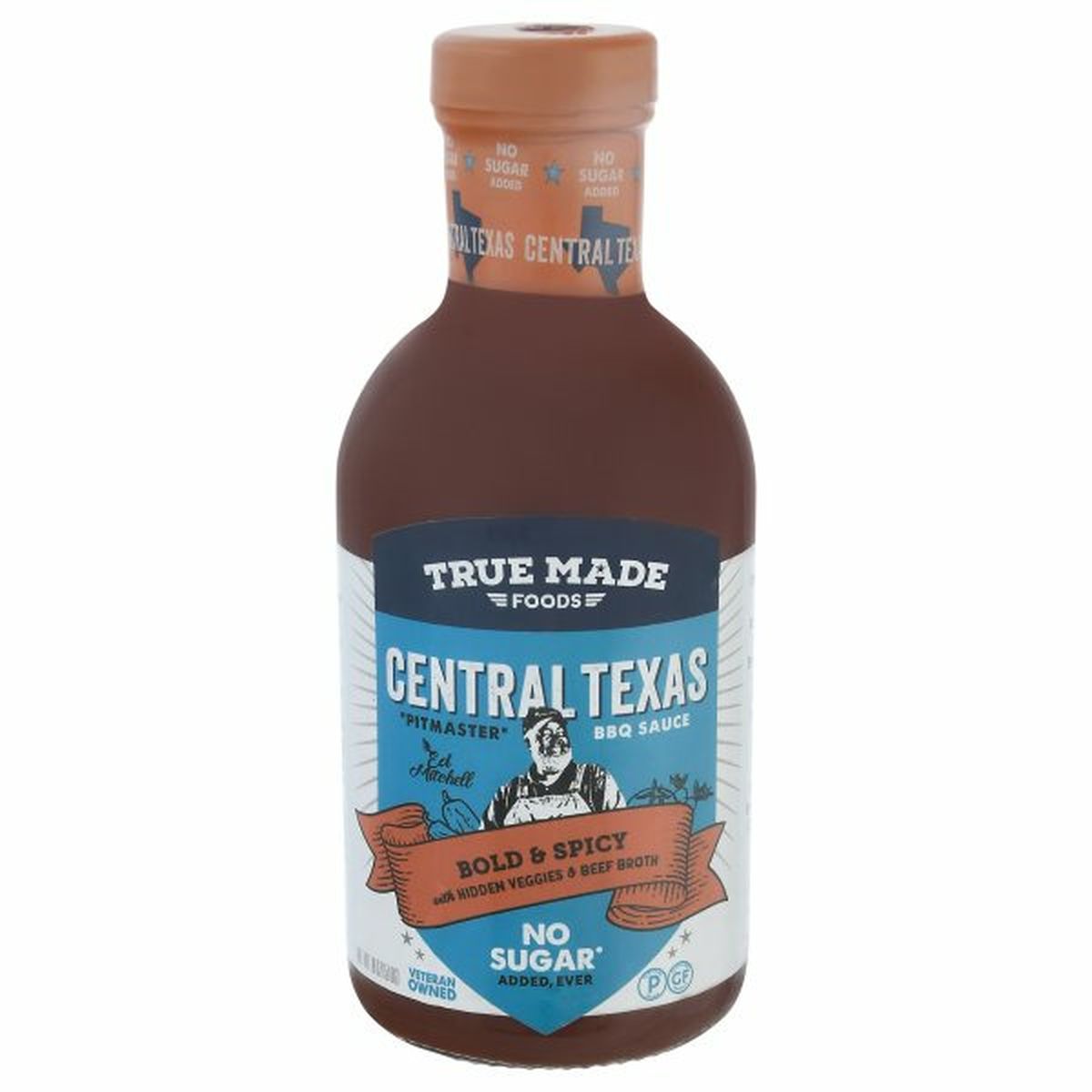 Calories in True Made Foods BBQ Sauce, Central Texas