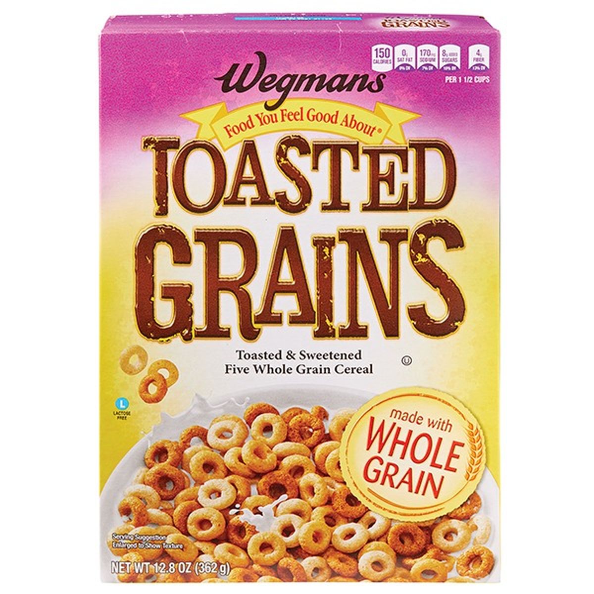 Calories in Wegmans Toasted Grains Cereal