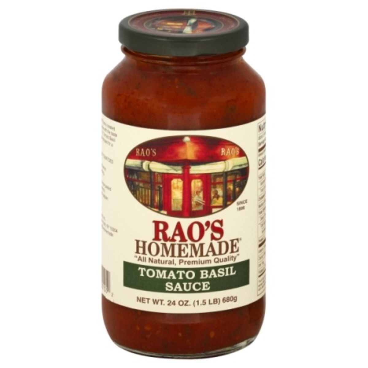 Calories in Rao's Homemade Homemade Tomato Basil Sauce