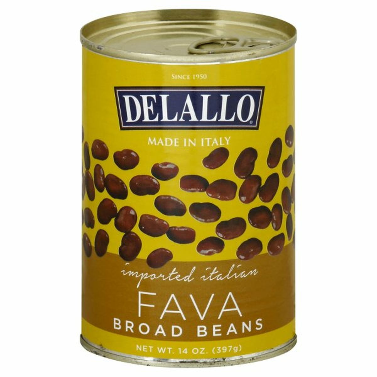 Calories in DeLallo Broad Beans, Fava
