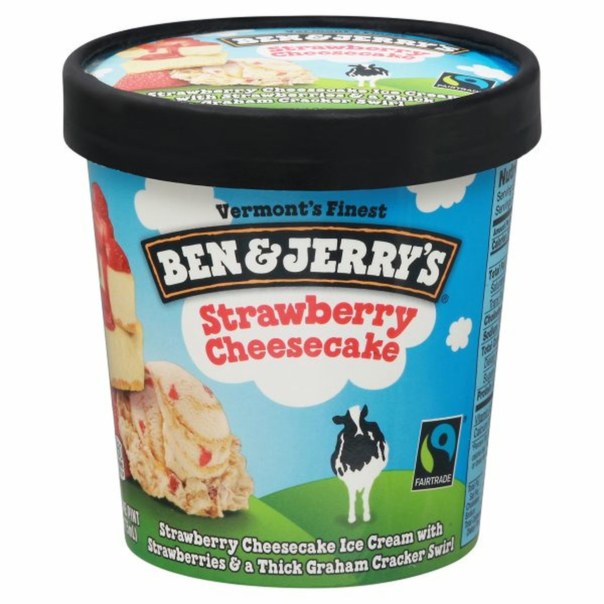 Calories in Ben & Jerry's Ice Cream, Strawberry Cheesecake