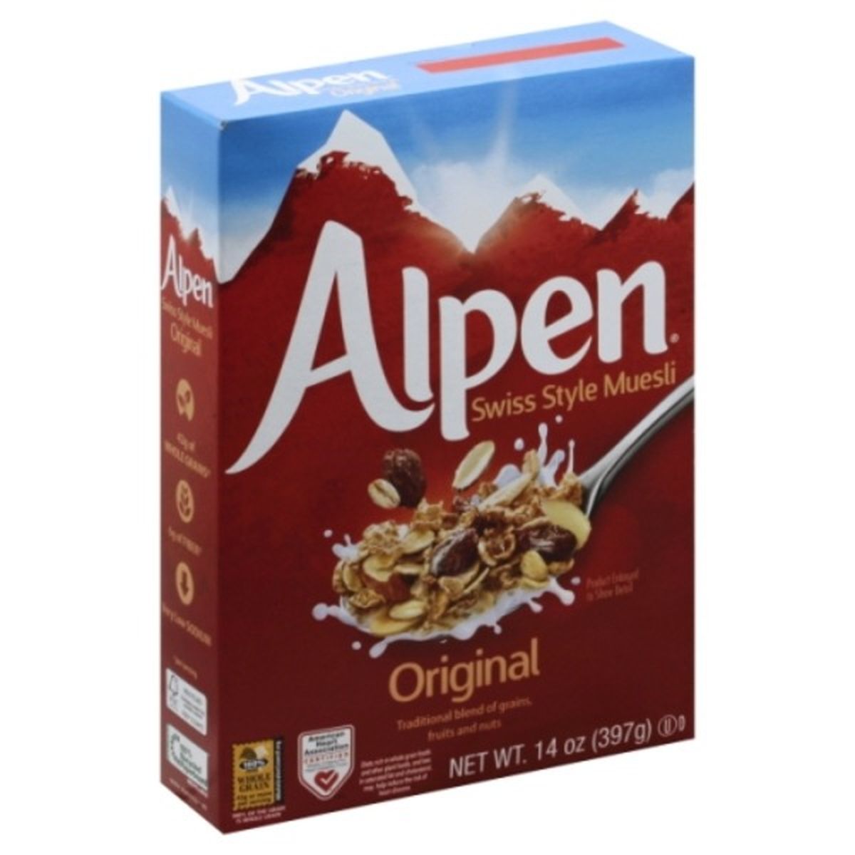 Calories in Alpen Muesli, Swiss Style, Original