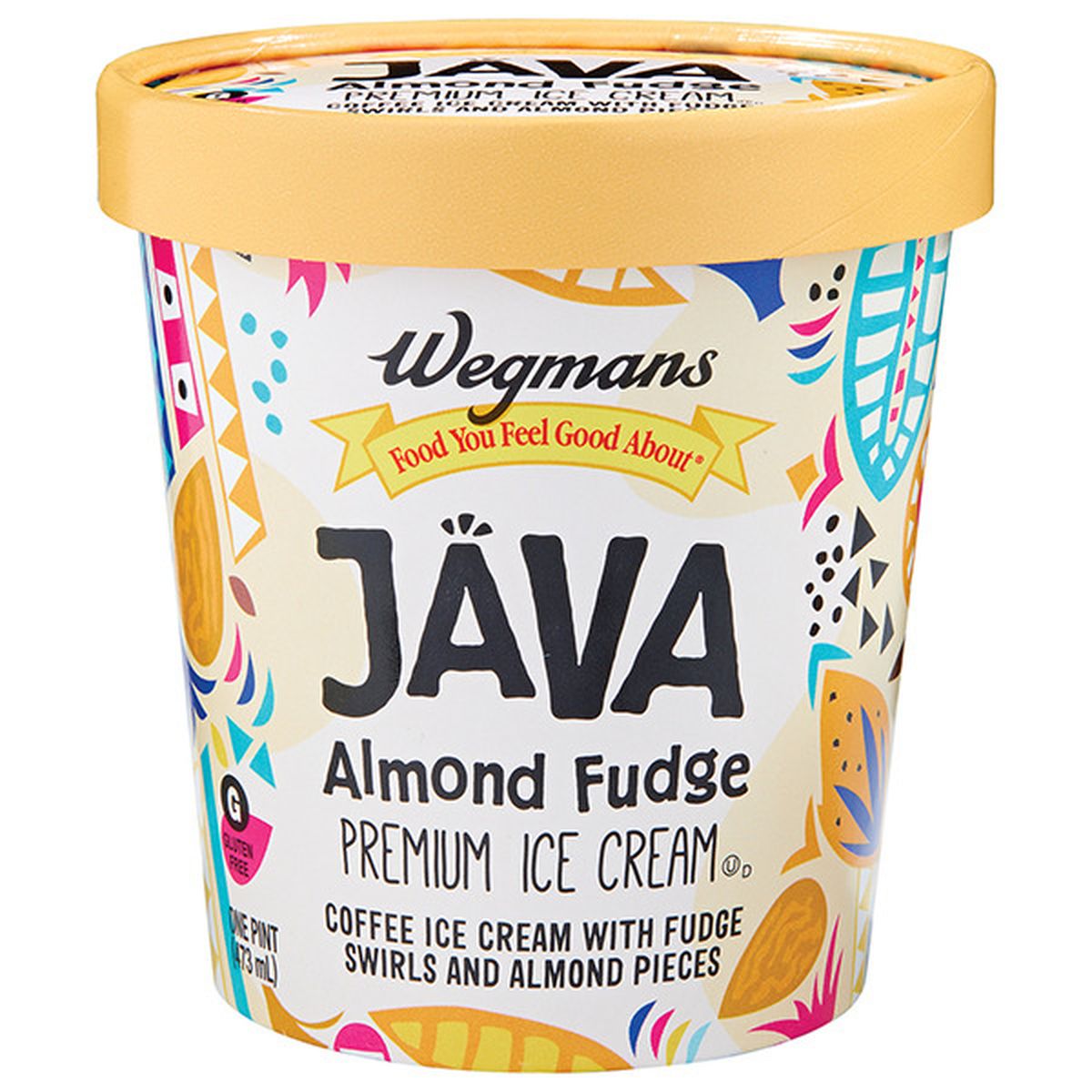 Calories in Wegmans Java Almond Fudge Premium Ice Cream