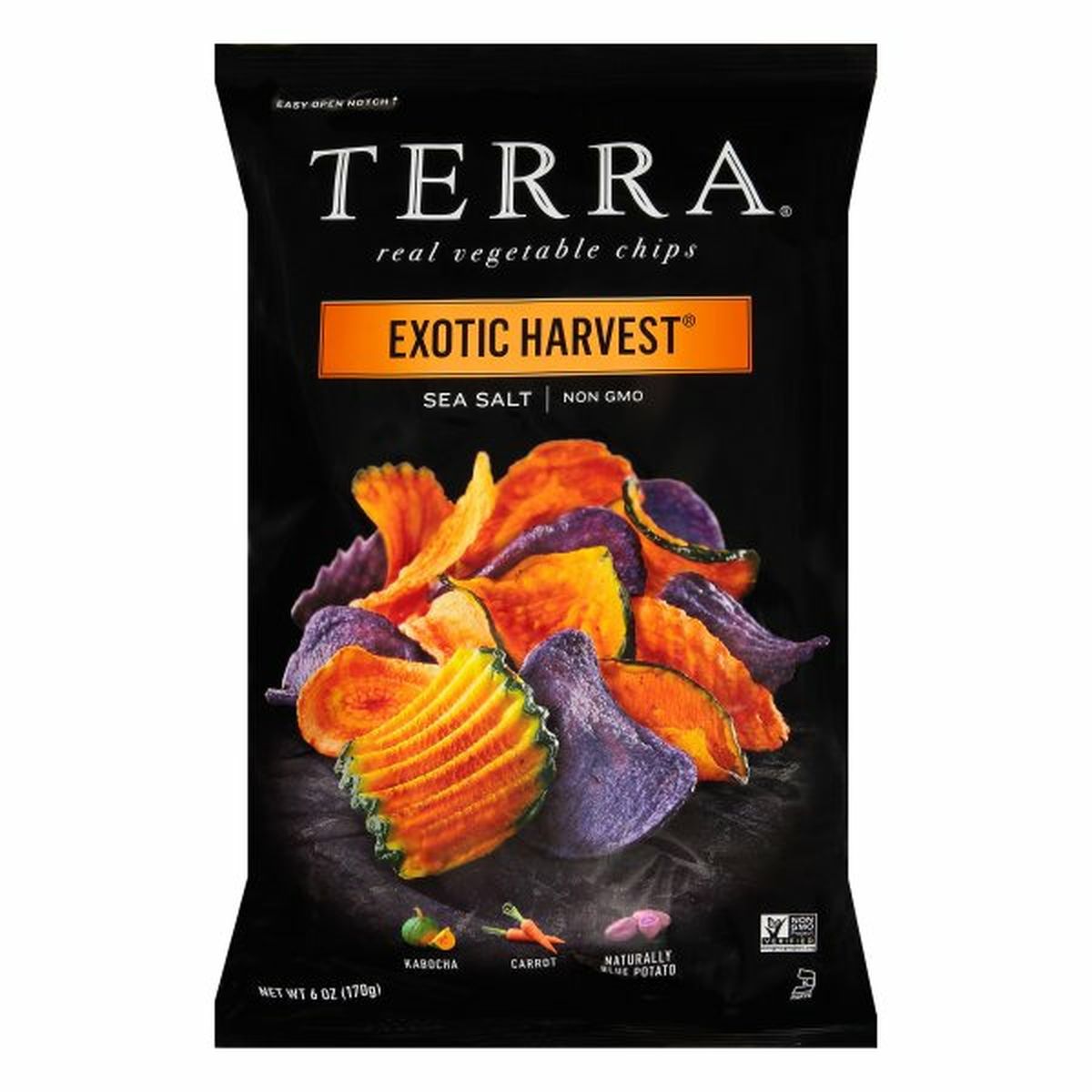 Calories in TERRA Vegetables Chips, Exotic Harvest