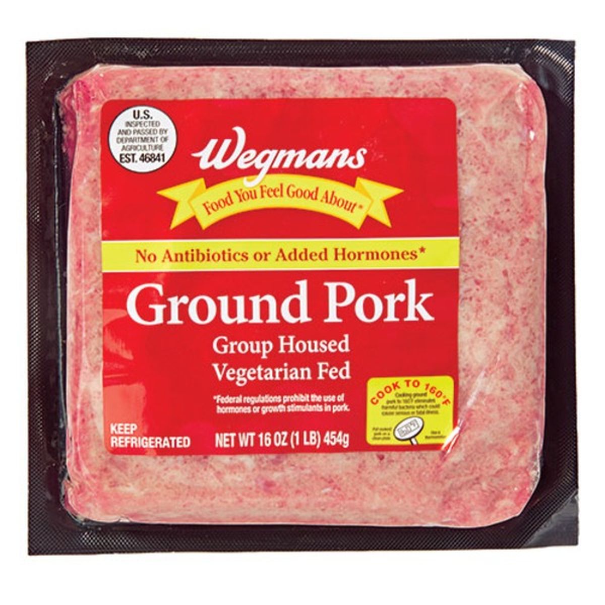Calories in Wegmans Ground Pork