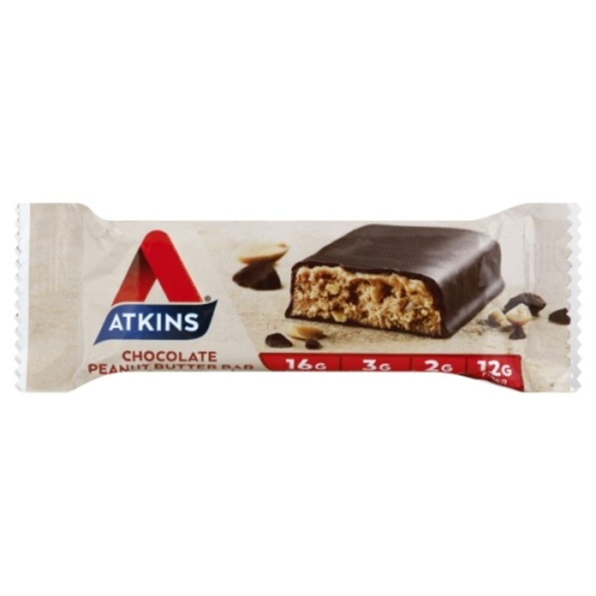 Calories in Atkins Bar, Chocolate Peanut Butter