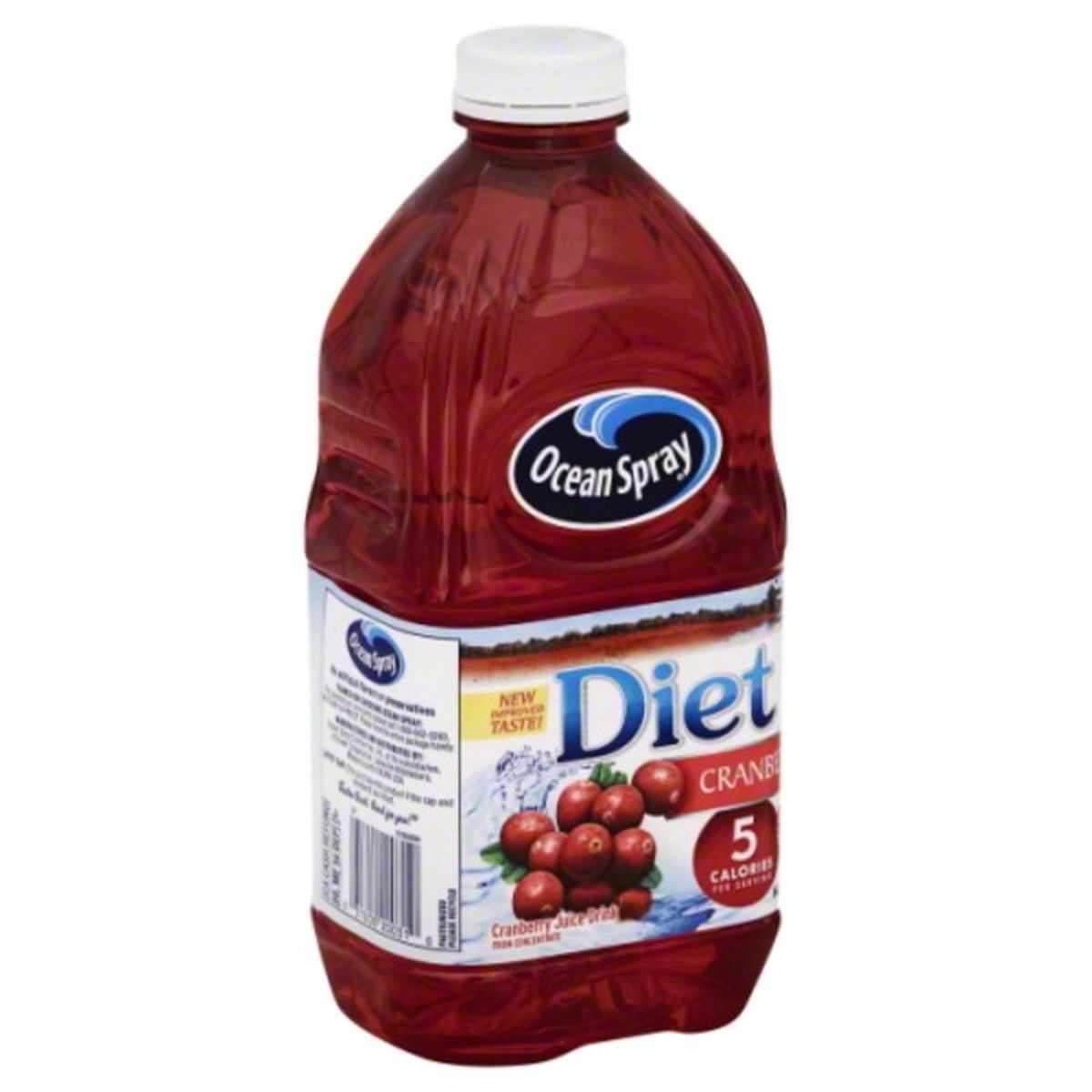 Calories in Ocean Spray Diet Juice Drink, Cranberry