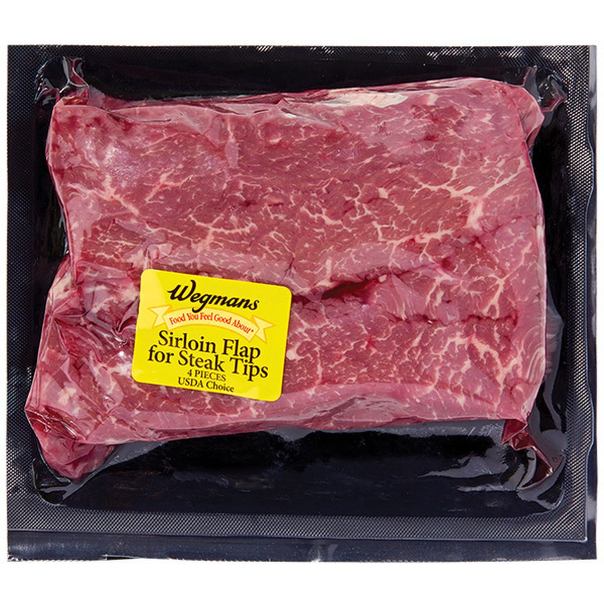 Calories in Wegmans Choice Sirloin Flap for Steak Tips
