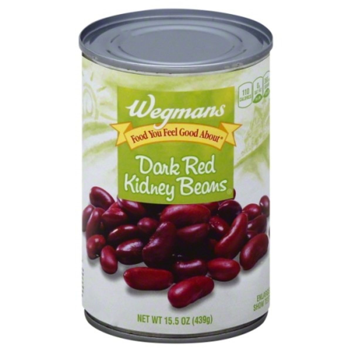 Calories in Wegmans Dark Red Kidney Beans