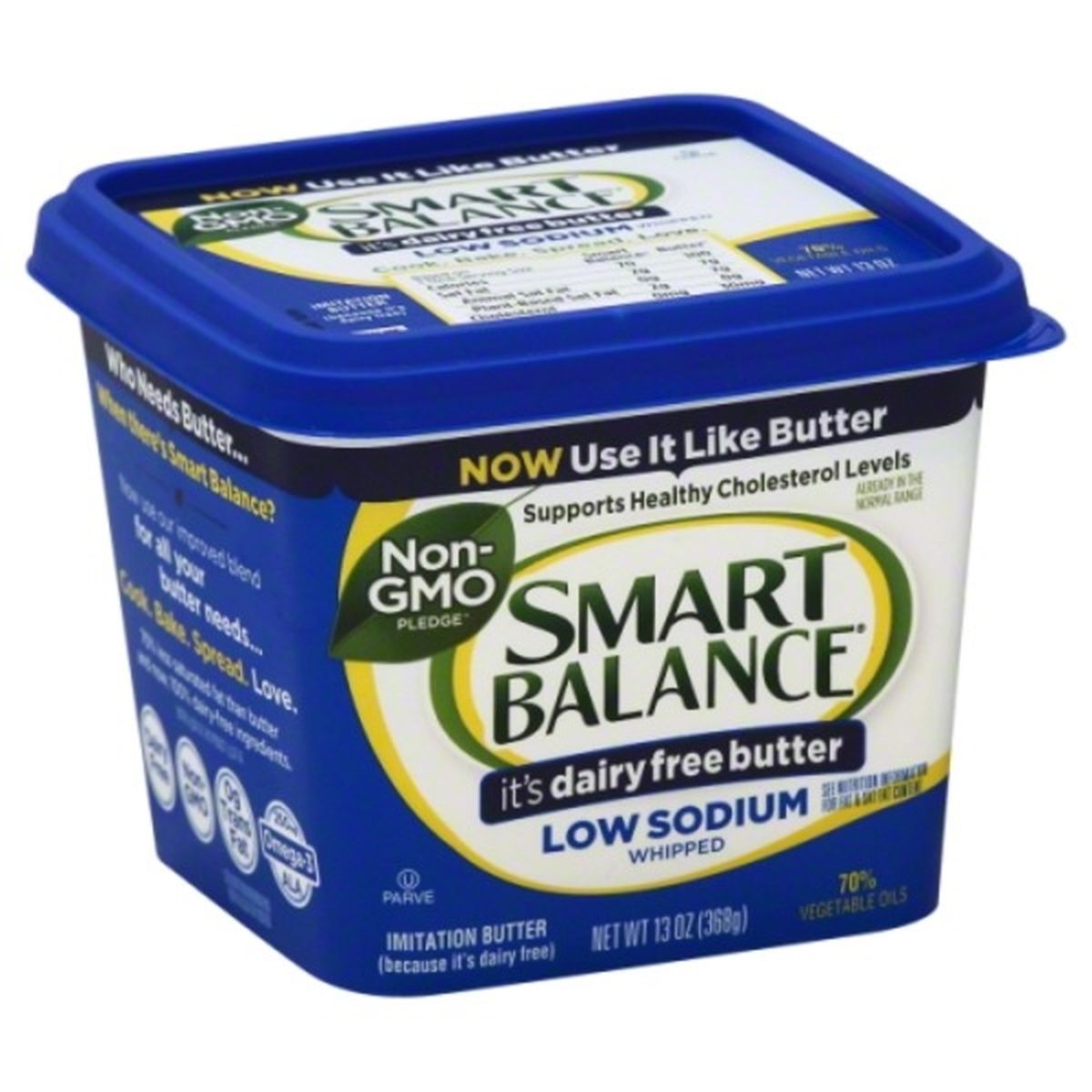 Calories in Smart Balance Imitation Butter, Low Sodium, Whipped