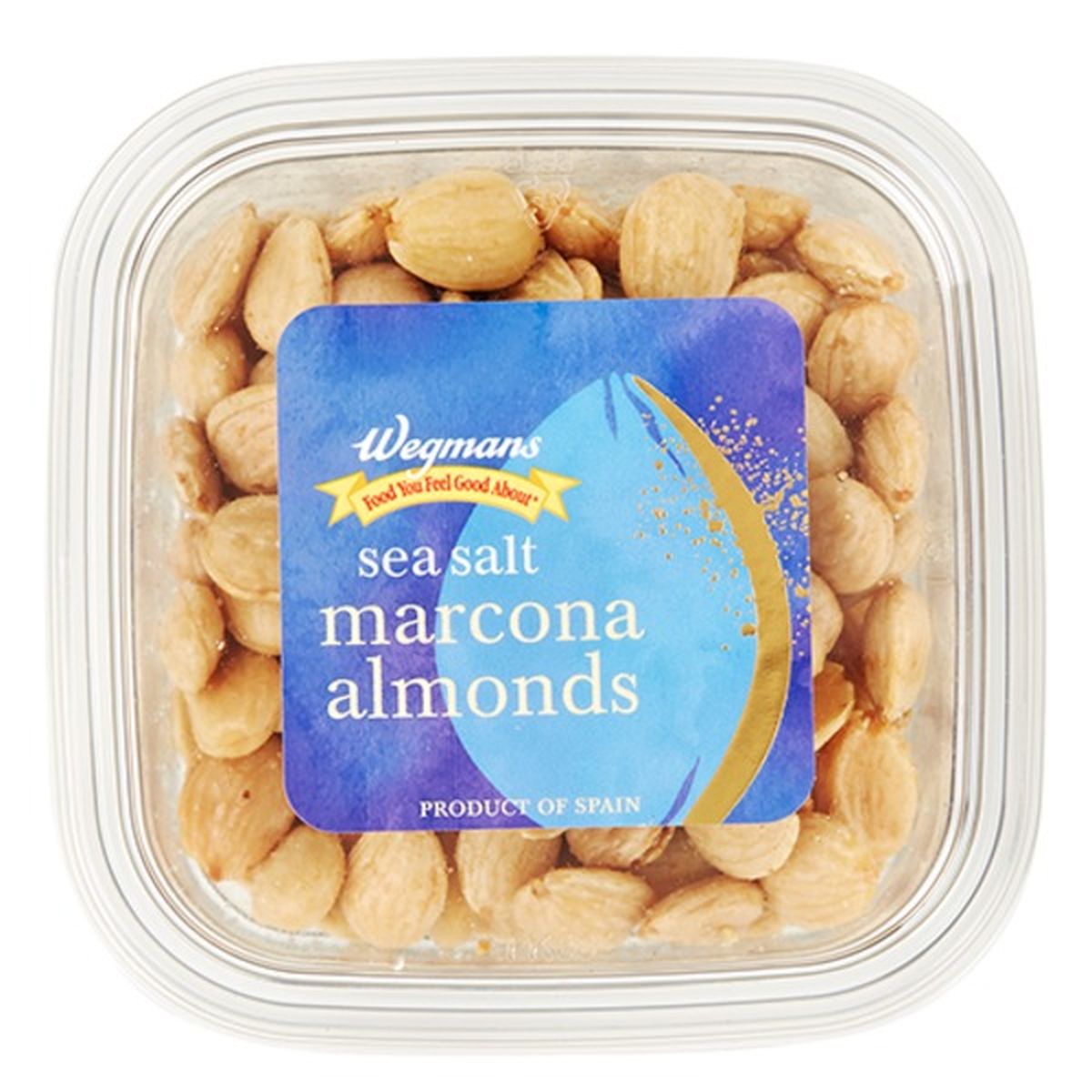 Calories in Wegmans Sea Salt Marcona Almonds