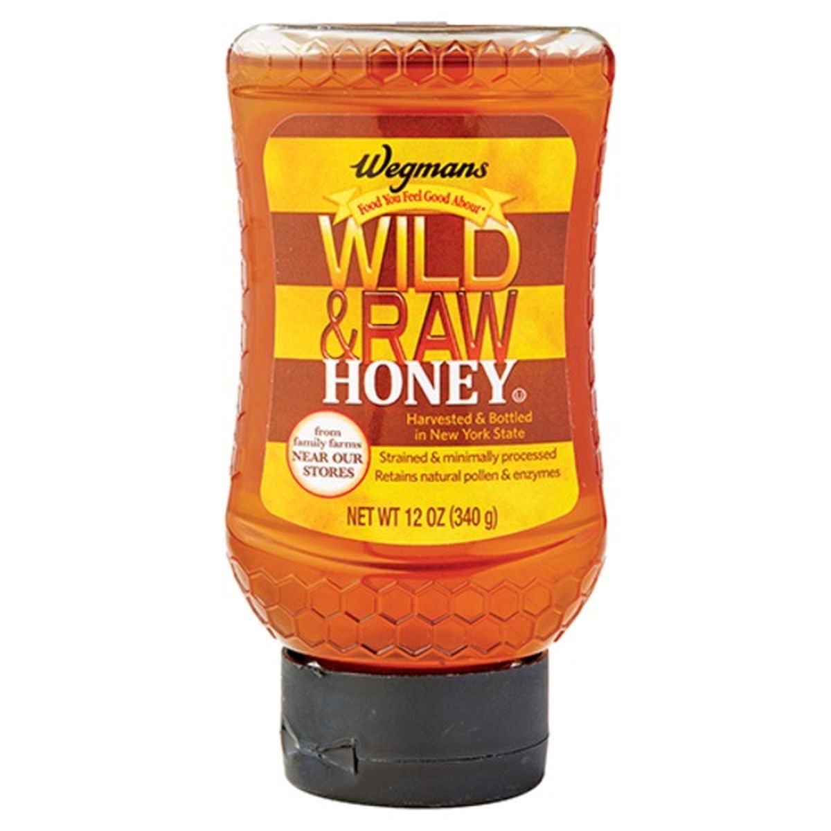 Calories in Wegmans Wild & Raw Honey