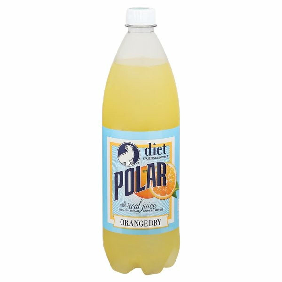 Calories in Polar Sparkling Beverage, Diet, Orange Dry