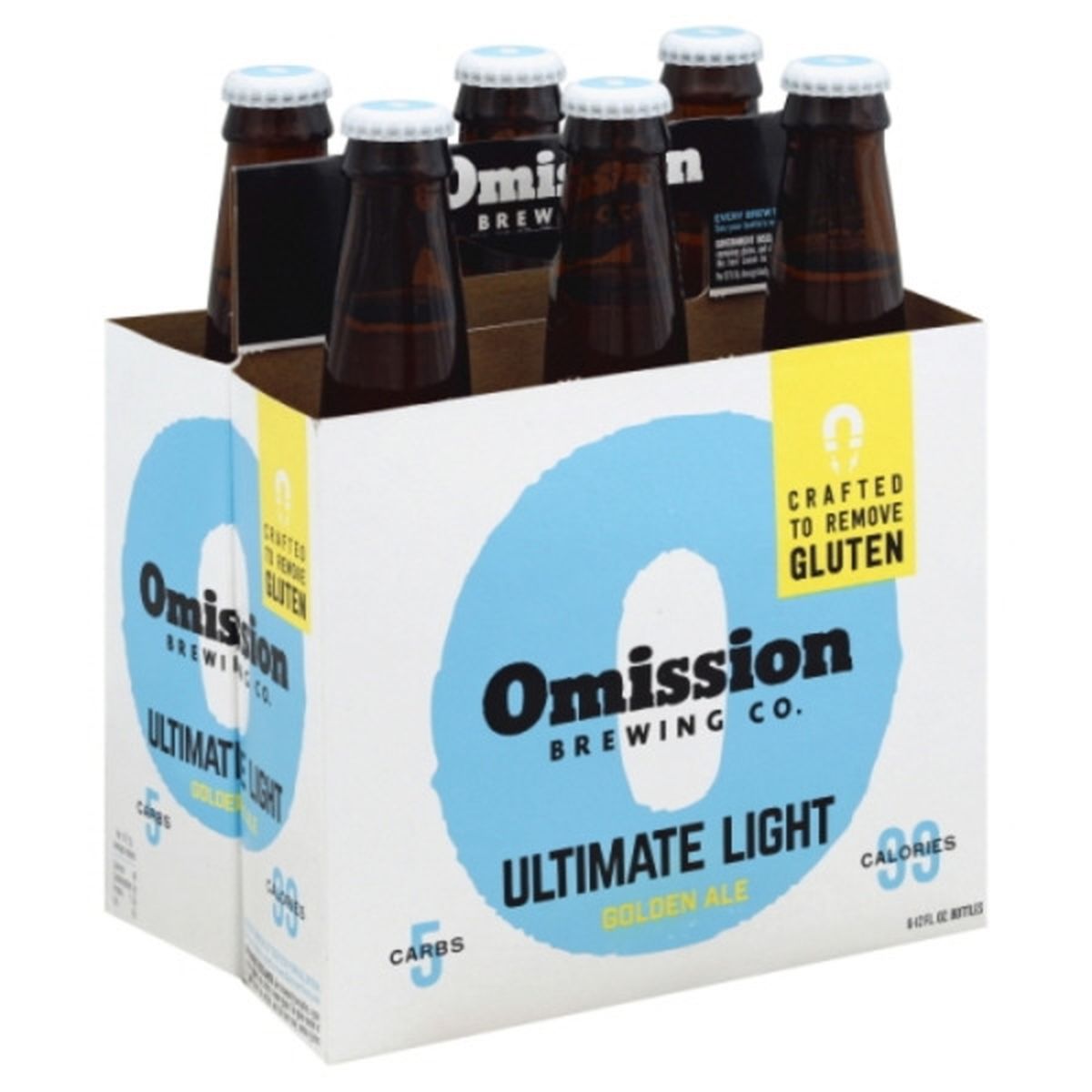 Calories in Omission Brewing Co. Ultimate  6/12 oz bottles