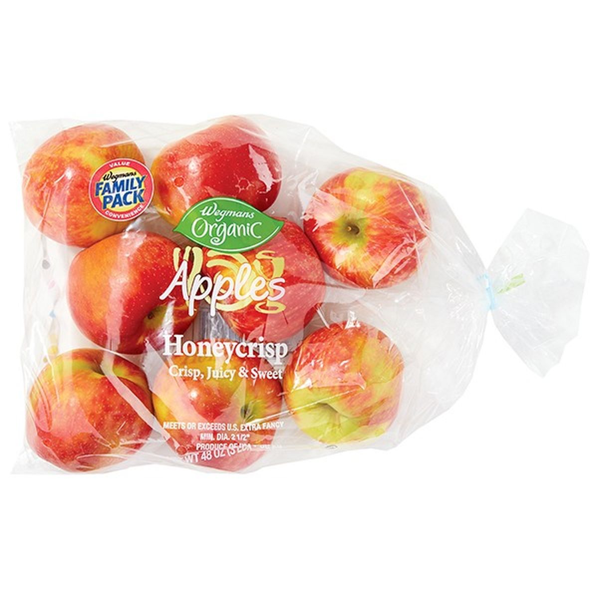 Calories in Organic Honeycrisp Apples, FAMILY PACK