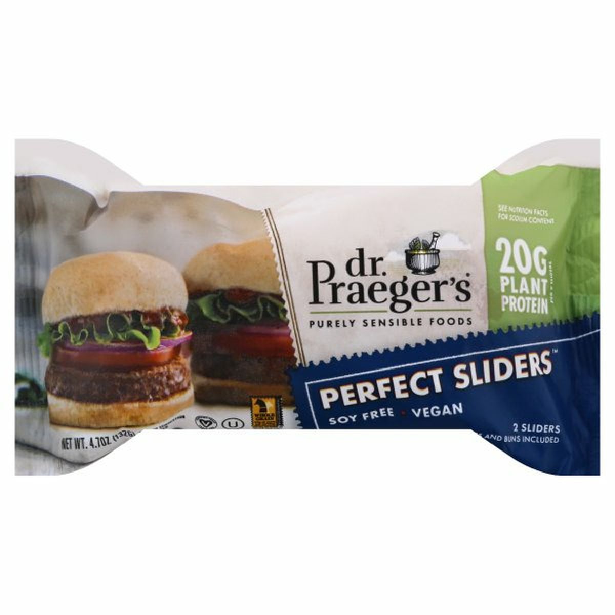Calories in Dr. Praeger's Perfect Sliders