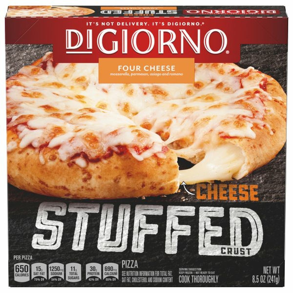 Calories in DiGiorno Pizza, Stuffed Crust, Four Cheese