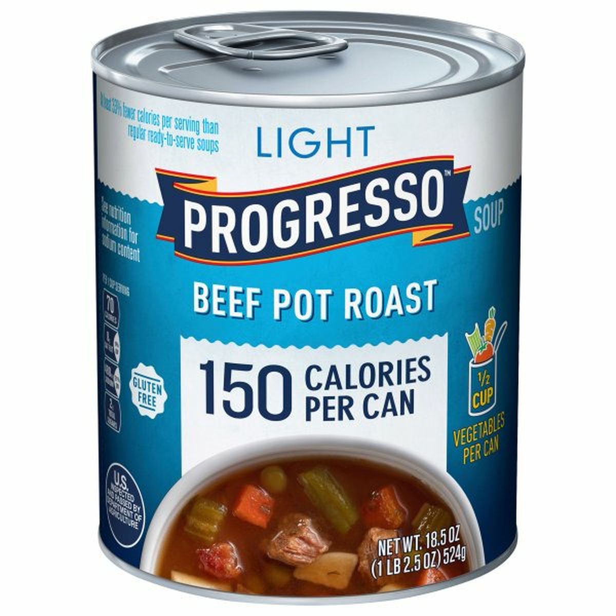 Calories in Progresso Soup, Light, Beef Pot Roast