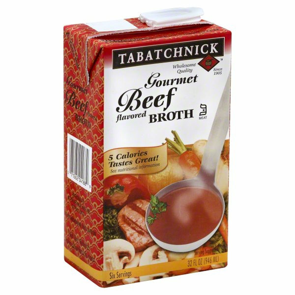 Calories in Tabatchnick Broth, Gourmet Beef Flavored