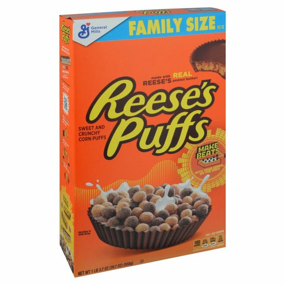 Calories in Reese's Puffs Puffs, Family Size
