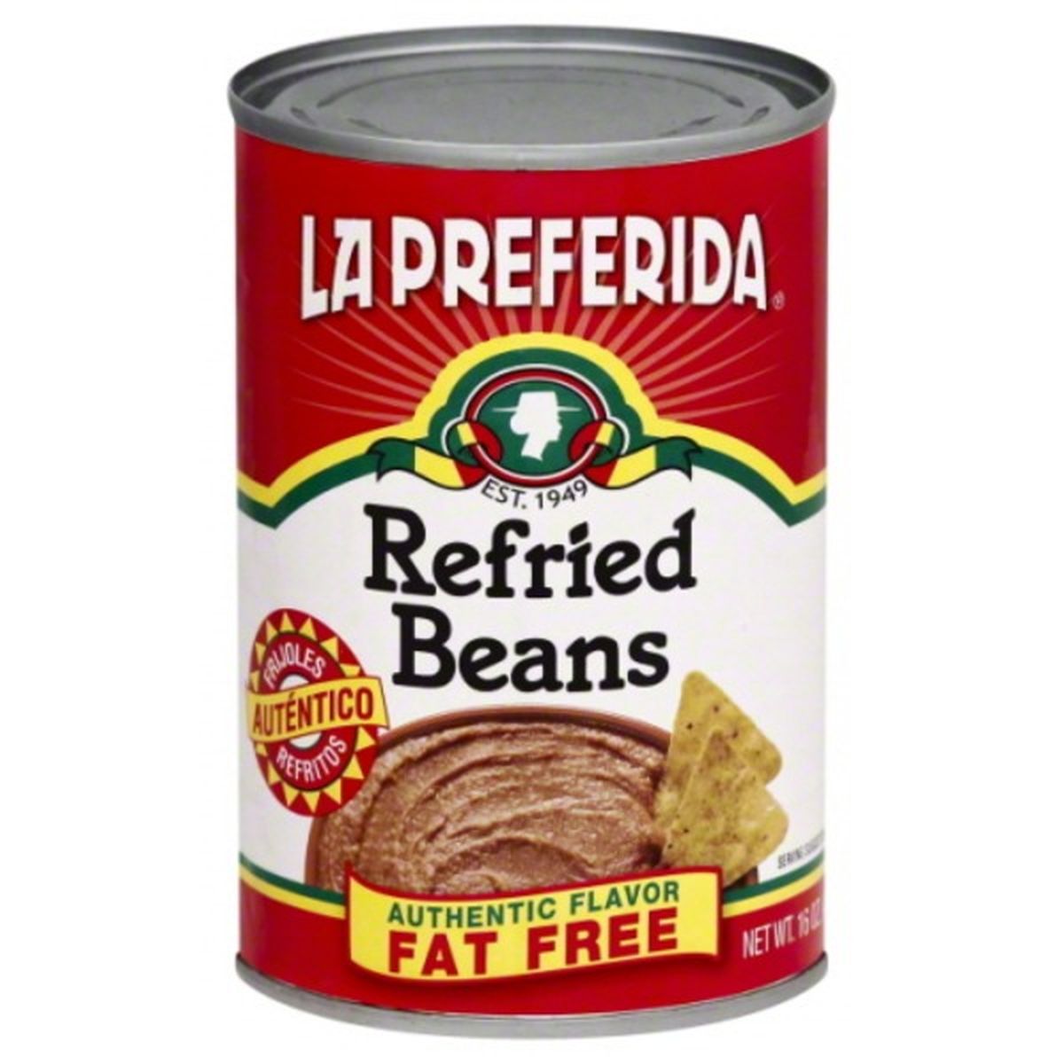 Calories in La Preferida Refried Beans