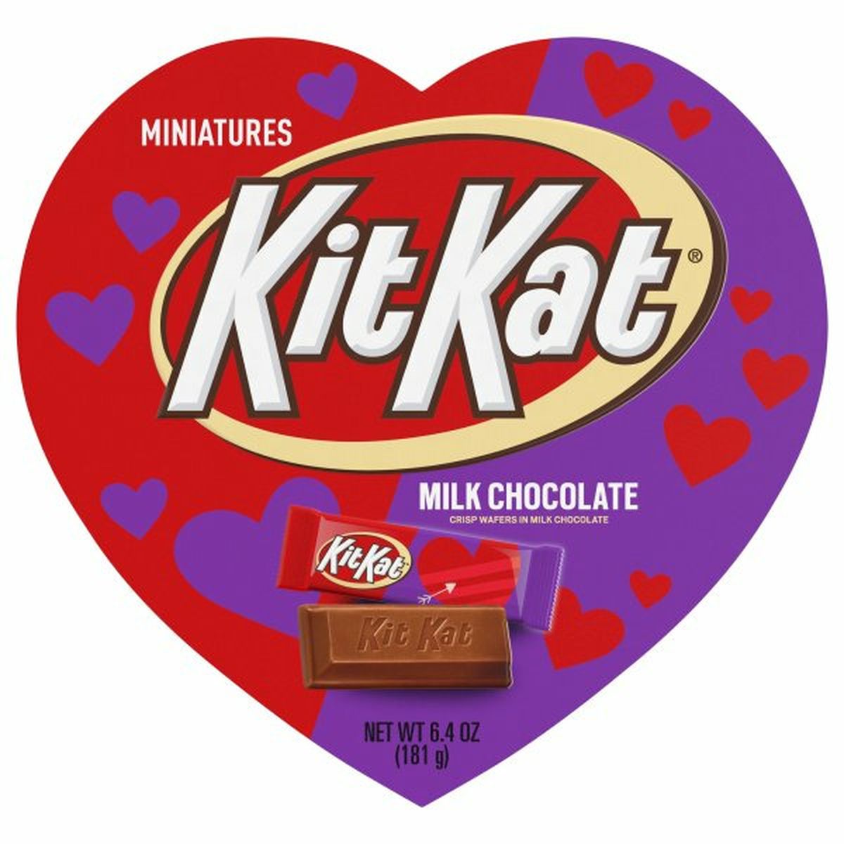Calories in Kit Kat Crisp Wafers in Milk Chocolate, Miniatures