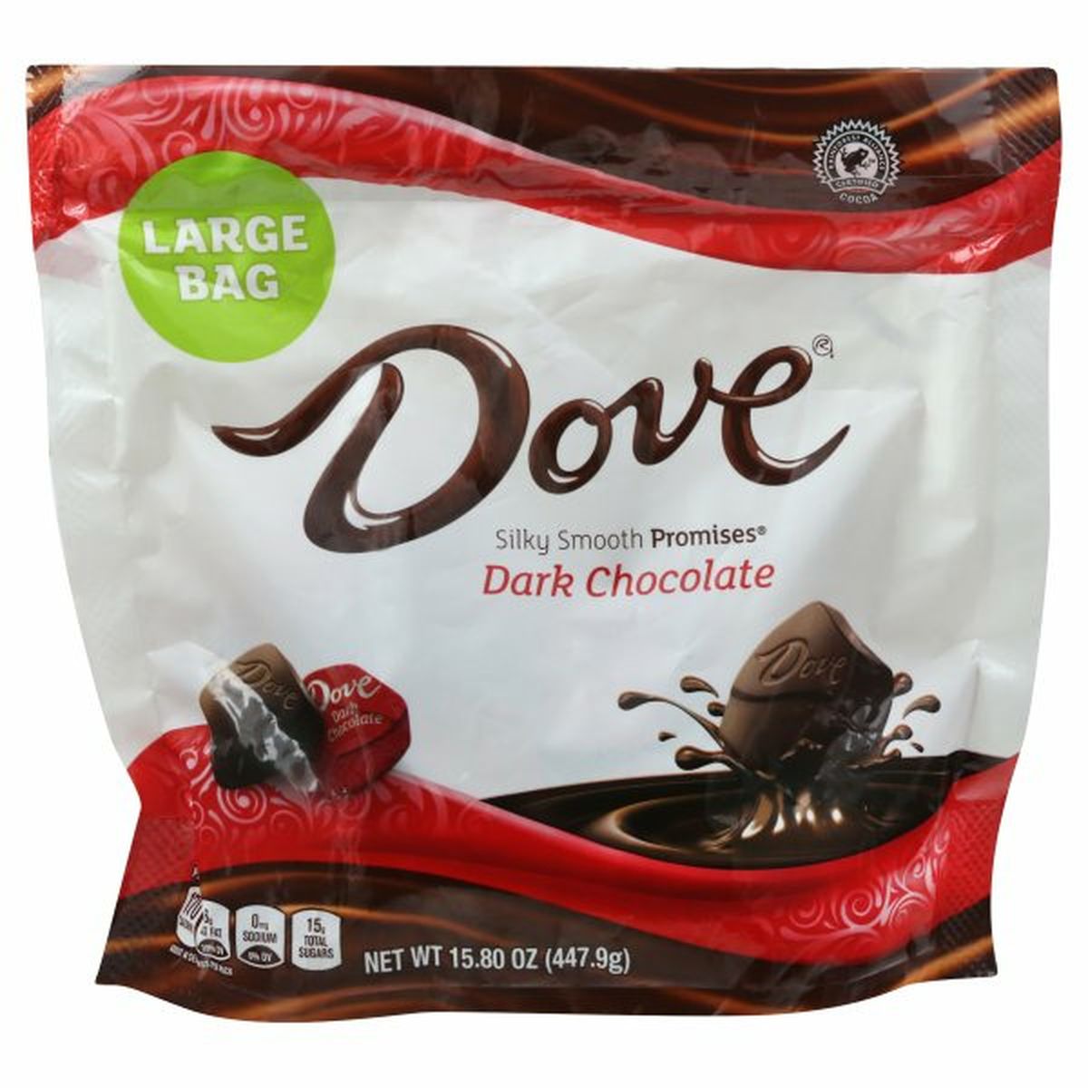 Calories in Dove Dark Chocolate