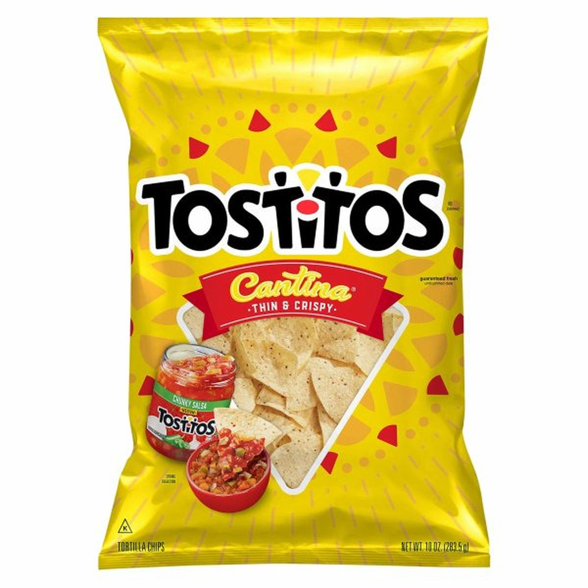 Calories in Tostitos Tortilla Chips, Cantina, Thin & Crispy