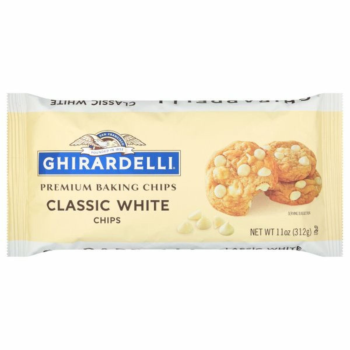 Calories in Ghirardelli Chips, Classic White