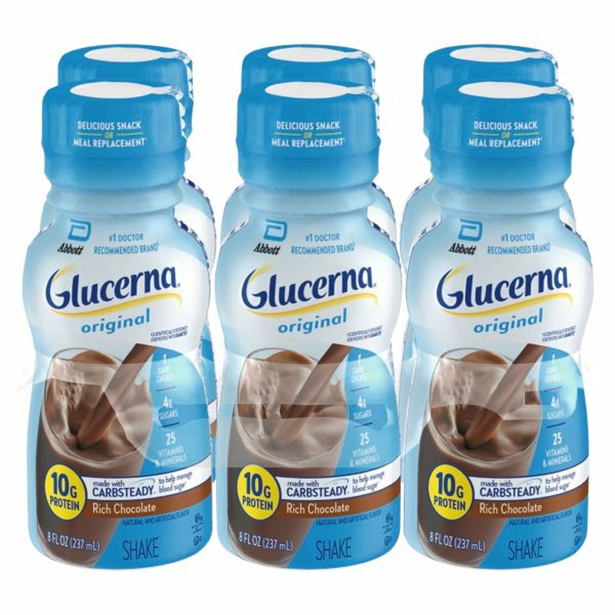Calories in Glucerna Shake, Rich Chocolate, Original