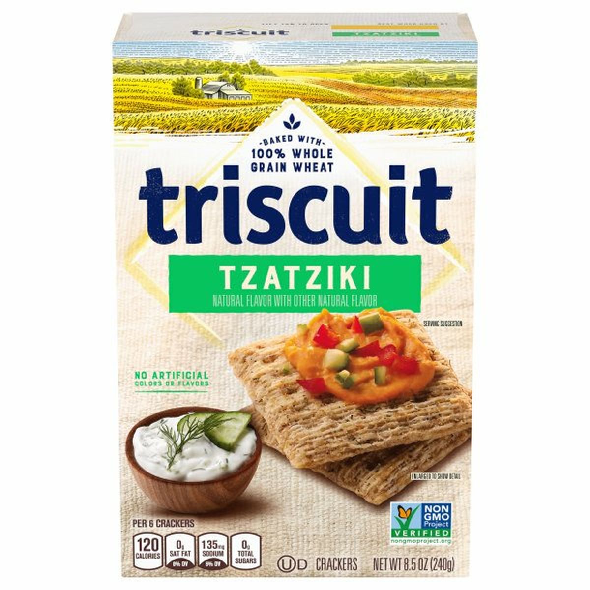 Calories in Triscuit Crackers, Tzatziki