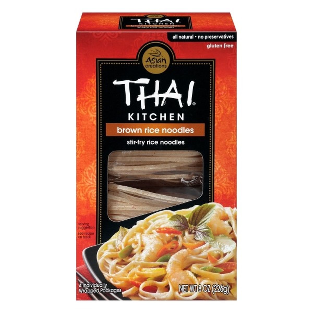 Calories in Thai Kitchens  Brown Rice Noodles