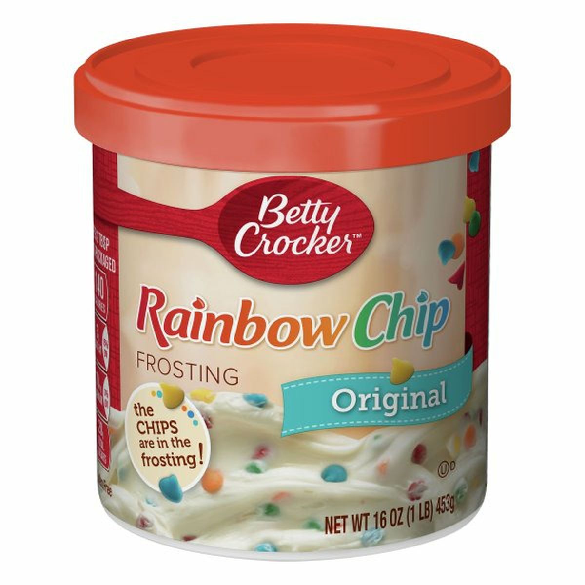 Calories in Betty Crocker Frosting, Rainbow Chip, Original