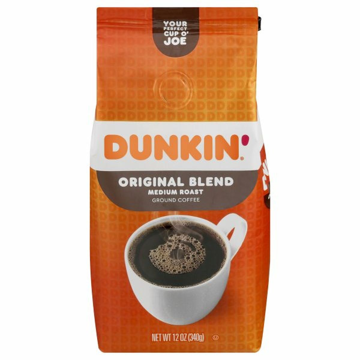 Calories in Dunkin' Coffee, Ground, Medium Roast, Original Blend